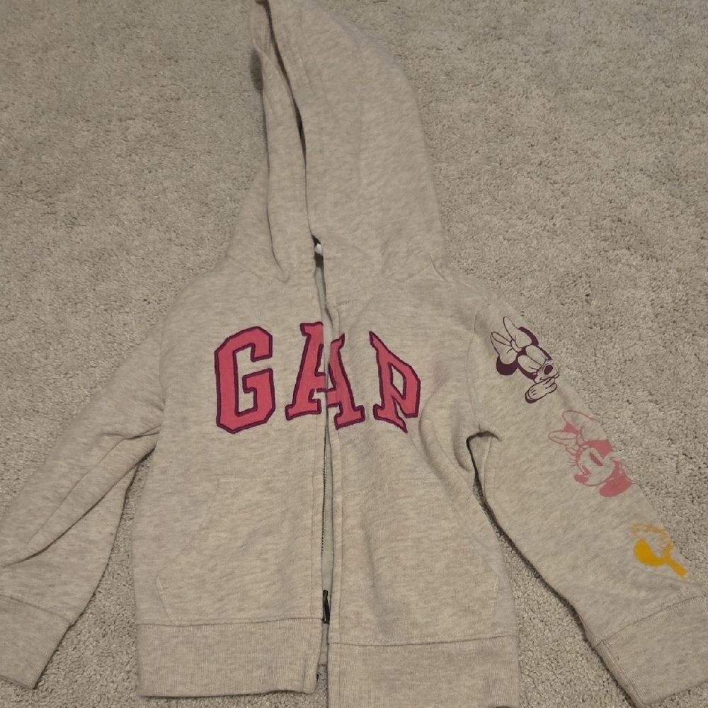 GAP Kids Minnie Mouse Hoodie with Pink Logo